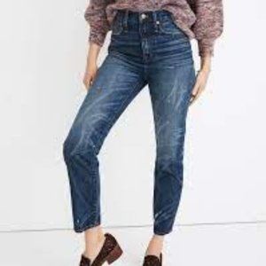 Madewell Classic Straight Jeans in Croston Wash Sz 30 NEW